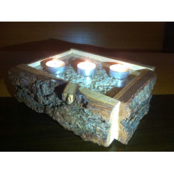 Arvenholzkiste mit Plexiglas 