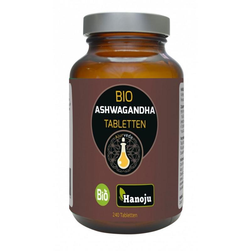 Hanoju Bio Ashwagandha Schlafbeere 500 mg 240 Tabletten