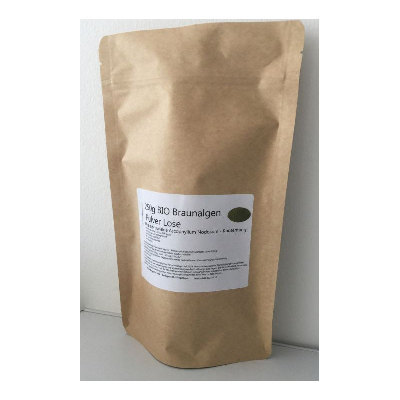 250g BIO Braunalgen Pulver Lose Freinmahlung 250g BIO Braunalgen Pulver Lose Freinmahlung