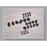 Basaltstein Hot Stone Basis Set, 31-teilig