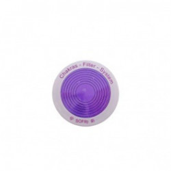 COLOR ENERGY DISC VIOLETT-WEISS MIT BUCH