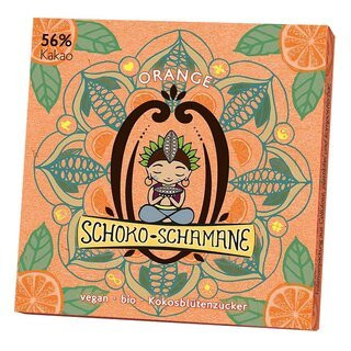 50g Schoko-Schamane Orange, 56% Kakao